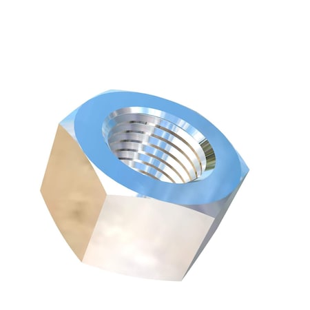 Allied Titanium Hex Nut, 3/8"-24, Titanium, Grade 5 0005342